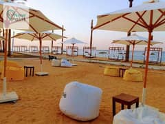 Fully finished 3 bedroom chalet for sale in the most luxurious resorts in Ain Sokhna, The Groove Resort