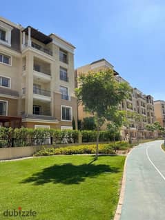 For sale, a studio of 69 m + a garden of 114 m, next to Madinaty, directly on the Suez Road, Sarai, with a 38% discount or a down payment of 504K