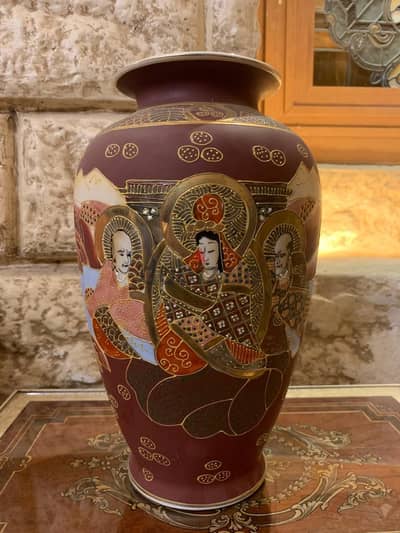 old satsuma vase 37 cm