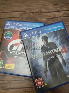 لعبة uncharted 4.      لعبة Gran Turismo