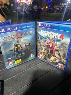 God of war & Farcry 4 ps4