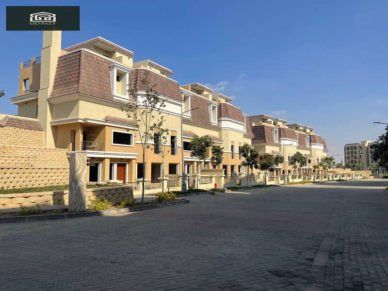 S Villa for sale at a price lower than the company's price in Sarai Compound Mostakbal City. ready to move 0