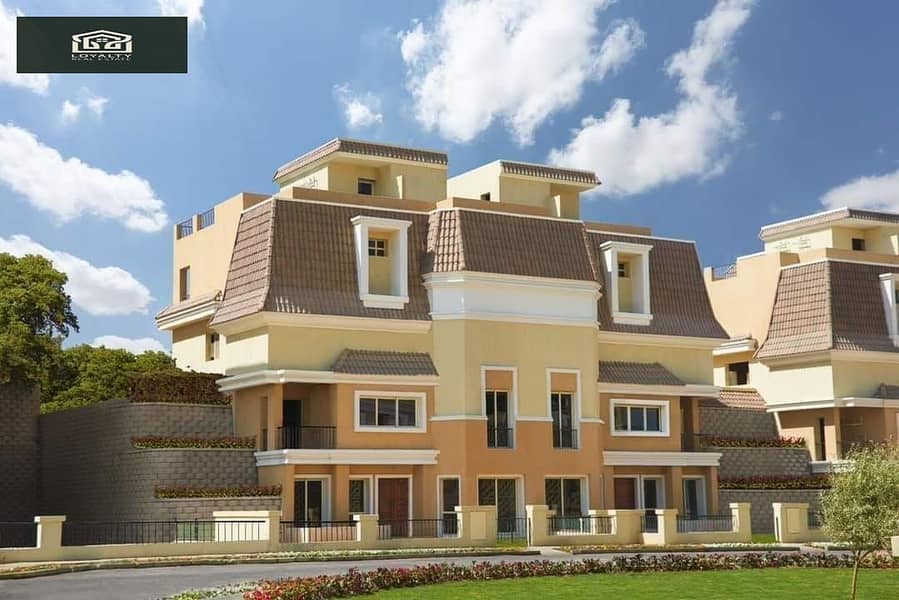 S Villa for sale at a price lower than the company's price in Sarai Compound Mostakbal City. ready to move 2