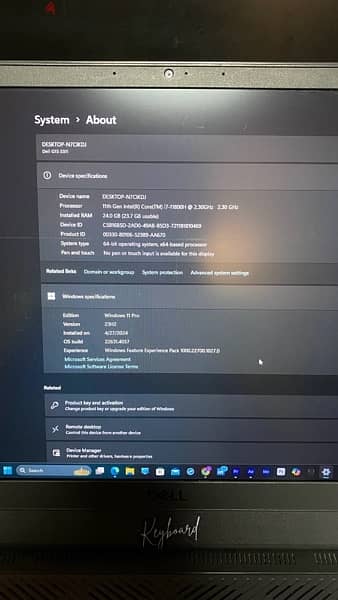 dell g15 5511 rtx3060-ram 24 -512 جيجا - i7 11جيل