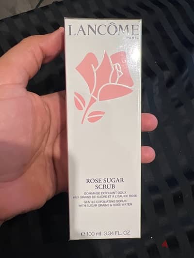 Lancôme rose sugar facial scrub 100ml