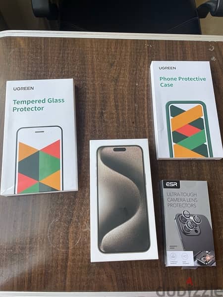 Sealed Iphone 15 pro max 512GB + 3 more items 3