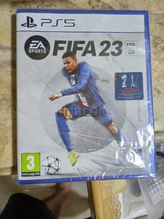 fifa23 new  جديده بالسيلد ps5.   يمكن البدل باسطوانه ps4 0