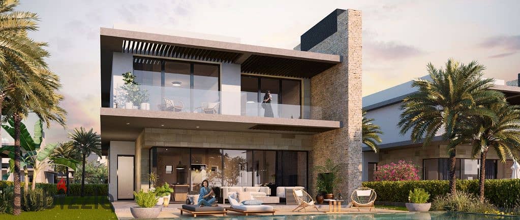 Sea View Villa for sale in the most luxurious project on the North Coast, SILVER SANDS, from Ora Company, with a 10% down payment 1