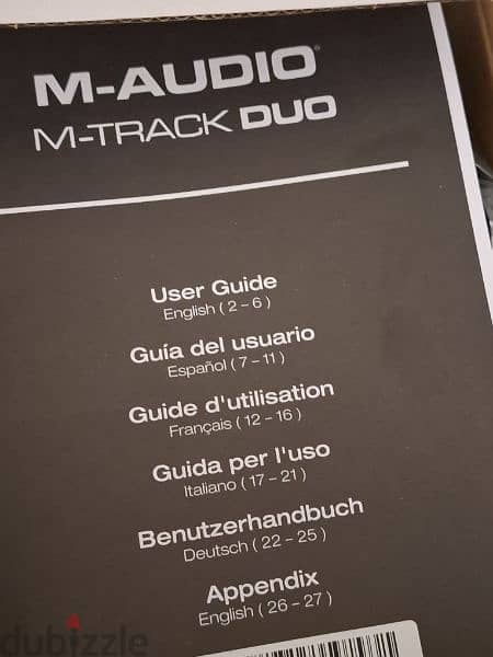 Audio interface M-audio M-Track Duo 1