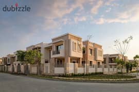 For sale the last townhouse 143m with largest garden, in Taj City Compound, in front of Airport