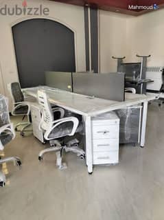 خلية عمل / وورك ستيشن/بارتيشن مكاتب موظفين/وحدات عمل/ work station 0