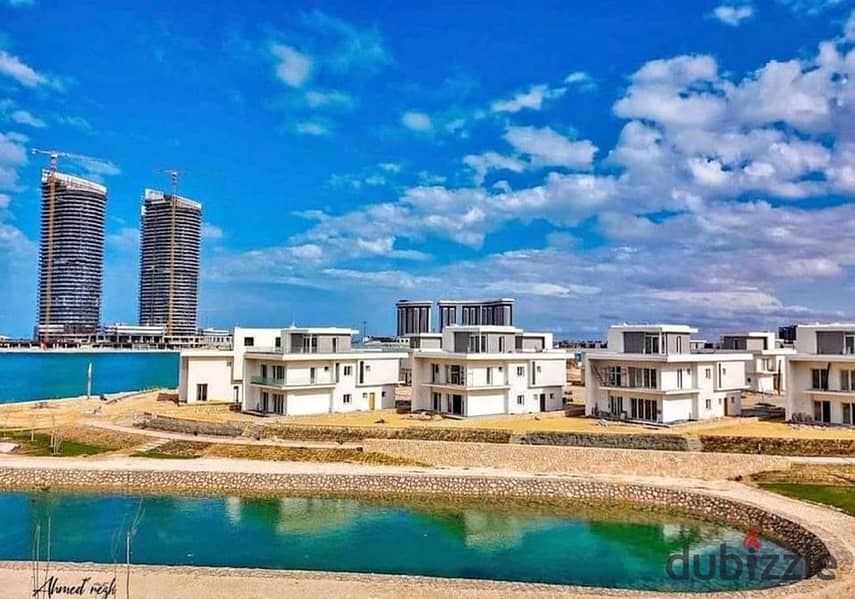 شقة للبيع 107م فى العلمين الجديدة عالبحر امام الأبراج قسط 5 سنين city edge new alamein 2