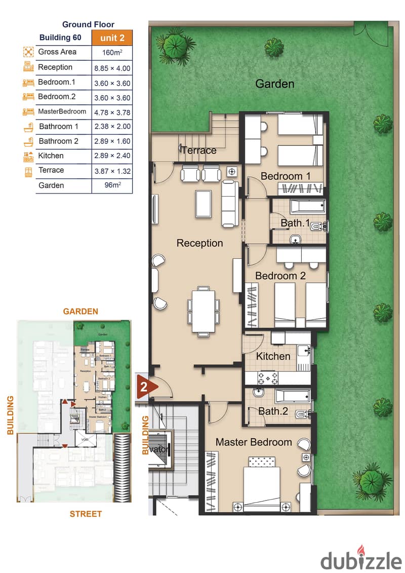 beit al watan new cairo شقة للبيع 160 متر بجاردن بمقدم وتسهيلات وعرض لاخر الشهر على سعر المتر في بيت الوطن التجمع الخامس 4