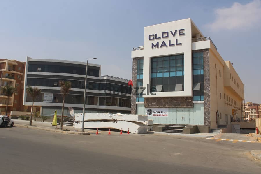 clove mall el koronfel new cairo محل للبيع 57 متر استلام فوري دور ارضي بمنطقة دار مصر القرنفل التجمع الخامس 2