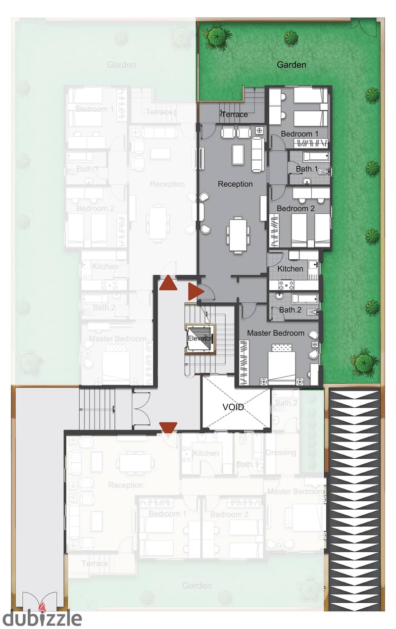 beit al watan new cairo شقة للبيع 160 متر ارضي بجاردن بمقدم وتسهيلات في الحي الرابع بيت الوطن التجمع الخامس 8