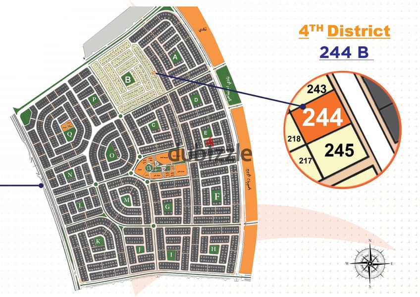 beit al watan new cairo شقة للبيع 195 متر ارضي بجاردن استلام فوري في الحي الرابع بيت الوطن التجمع الخامس 2