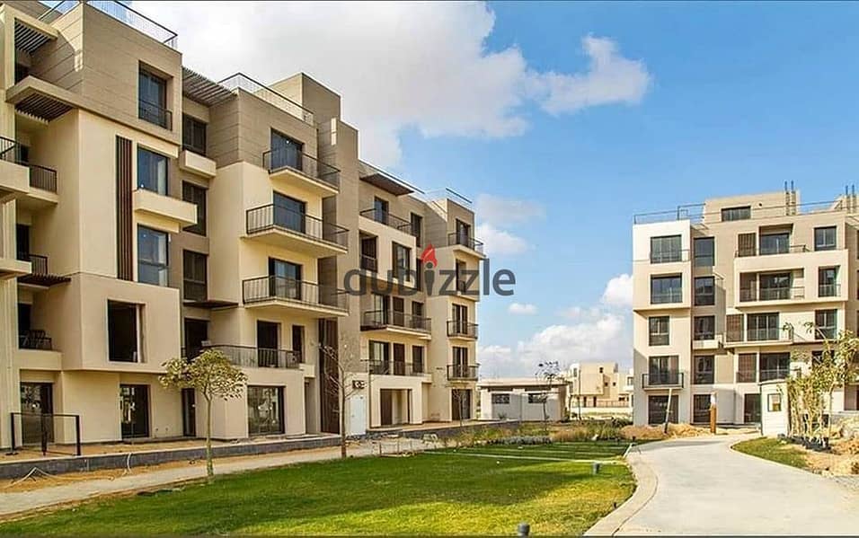 Two-bedroom apartment for sale, immediate delivery, with a perfect view in New Heliopolis, Shorouk City, Sodic East Compound 7