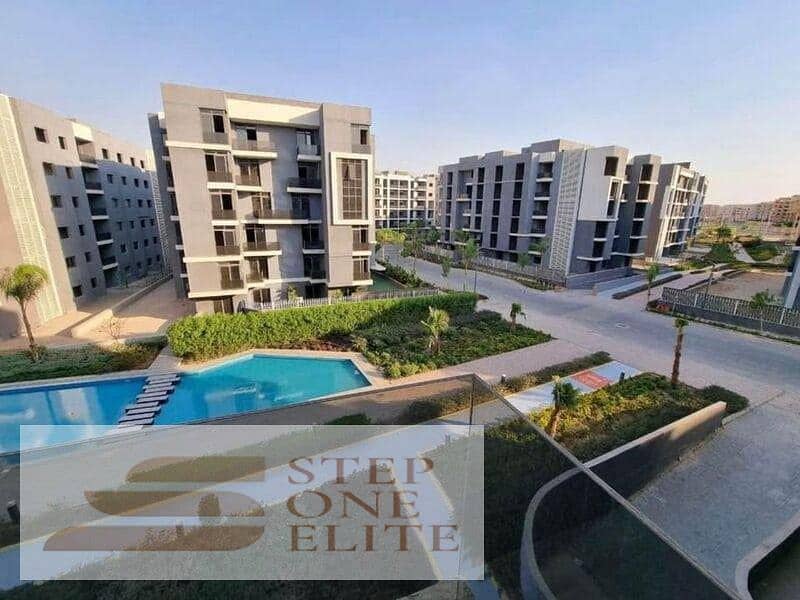 120m apartment for sale in the best division with a view directly on the pyramids in Sun Capital Compound 5