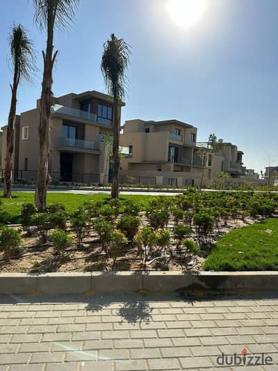 Twin villa for sale, fully finished, from SODIC, Sheikh Zayed, with installments over 7 years