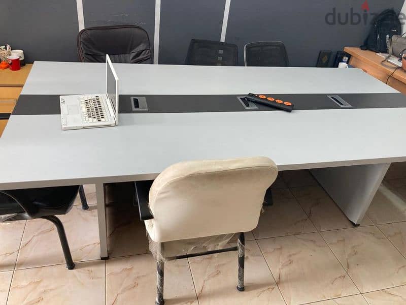 ترابيزة اجتماعات/ طاولة اجتماعات خشب mdf اسباني - meeting table 2