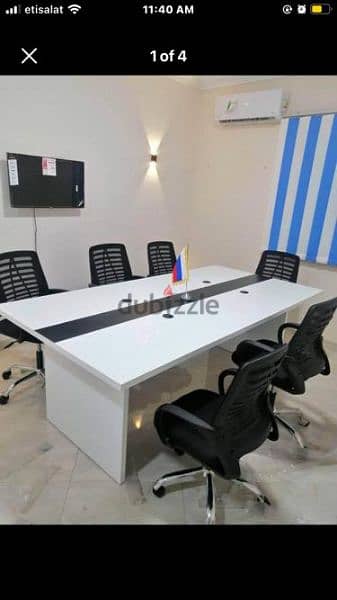 ترابيزة اجتماعات/ طاولة اجتماعات خشب mdf اسباني - meeting table 5