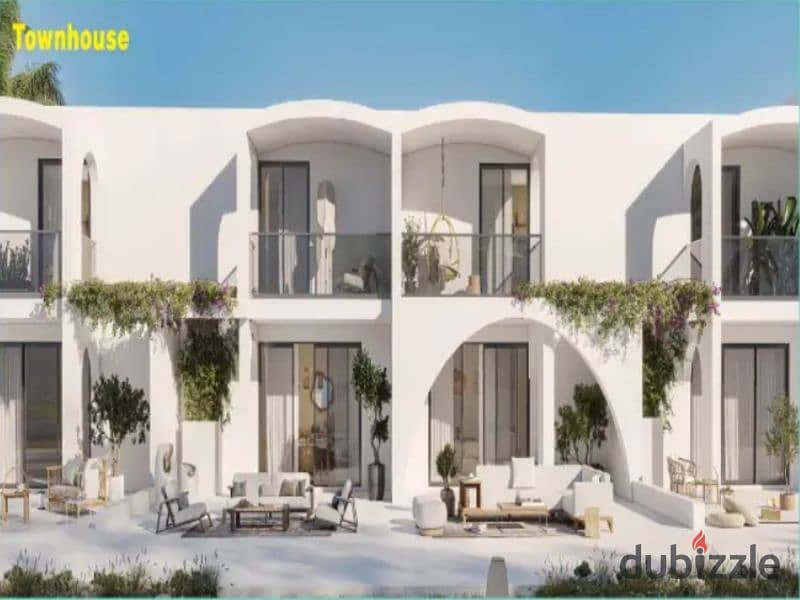 Chalet with only 5% down payment and installments over 10 years in Salt Ras El Hekma |  Fully finished| View first class on the Lagoon 14