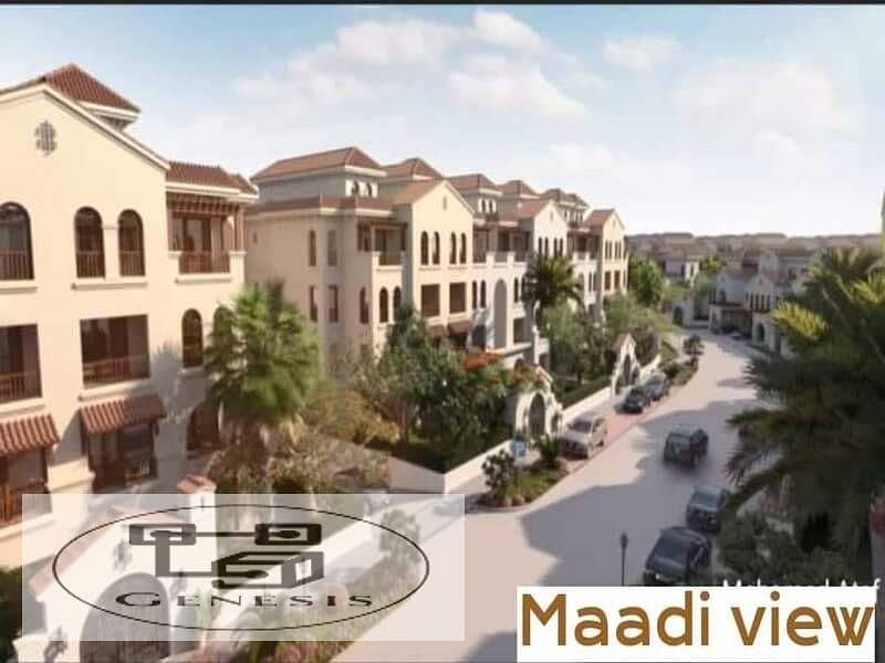 Apartment for sale, 148 sqm, with a distinctive view, in Shorouk City, in Maadi View Compound, in front of Madinaty 5