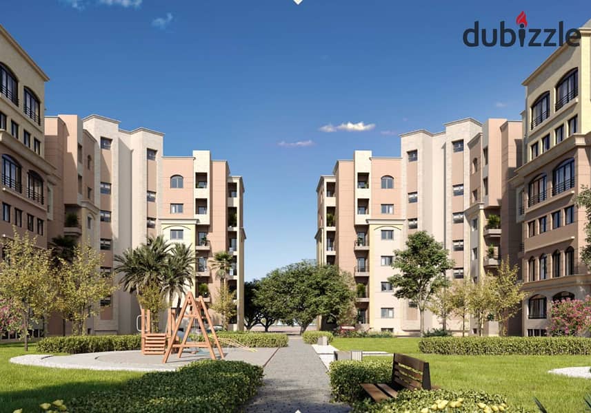 3 bedroom apartment, fully finished in Al Maqsad Compound New Capital 5