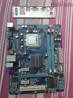 mother board g41MT+intel core 2 duo e8400+cooler