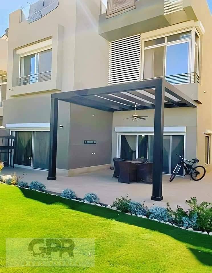 فيلا استاندالوان للبيع في بالم هيلز التجمع الخامس الجولدن سكوير قرب ماونتن فيو و المراسم Standalone Villa for sale in Palm Hills New Cairo 1