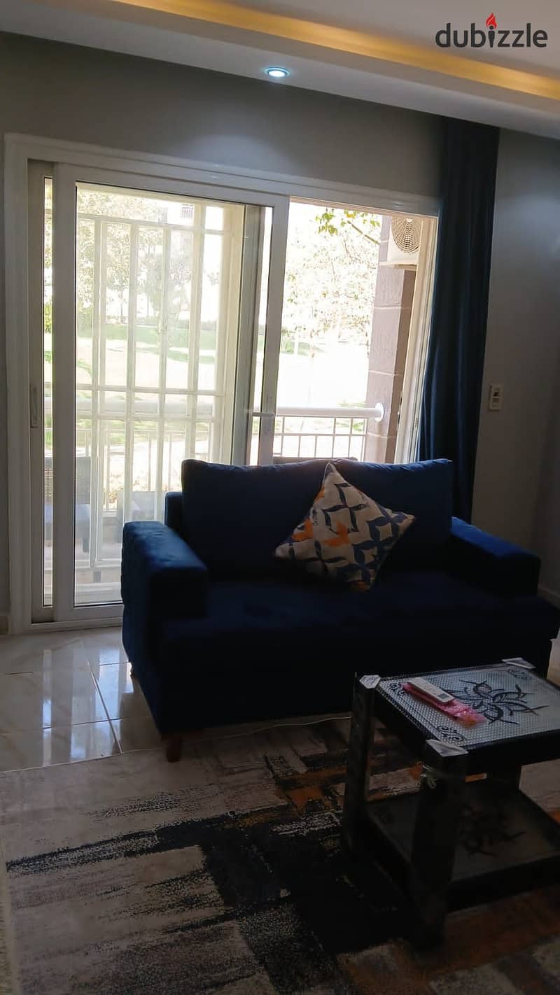 Apartment 116. M for rent in Madinaty overlooking the Garden fully furnished first use 3