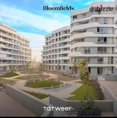 apartmant for sale at Bloomfields mostakbal city. . prime location. . installments with a downpayment only 10%