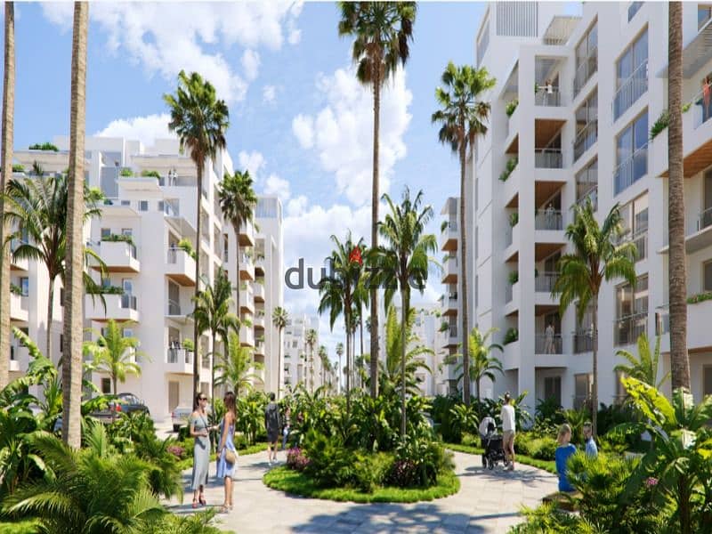 With 0% down payment, an apartment for sale, fully finished Immediate receipt  In Al Burouj Compound View Landscape | Al Buruj 28