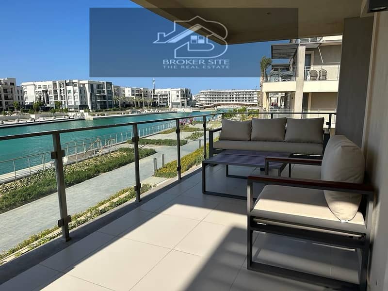 hot chance chalet 3 bedrooms direct canal view with installments in marina marassi | 3 غرف على القناه المارينا مباشرة تقسيط بحرى 9