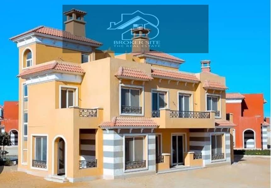 فيلا مستقلة للبيع 585م نصف تشطيب أستلام فوري في قلب اكتوبر Nyoum October villa for sale Semi finished 1