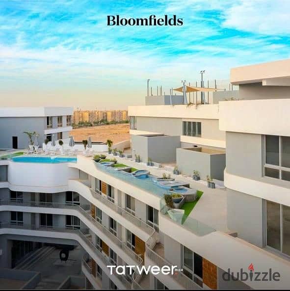 apartmant for sale at Bloomfields mostakbal city. . prime location. . installments 2