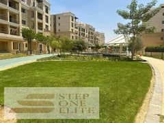 Ground floor apartment with a garden, 3 rooms, in installments over the longest payment period, in Sarai, New Cairo