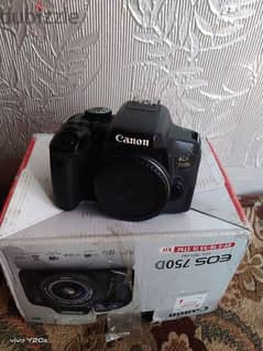 باكيدج canon 750d شنطه كامله زيرو