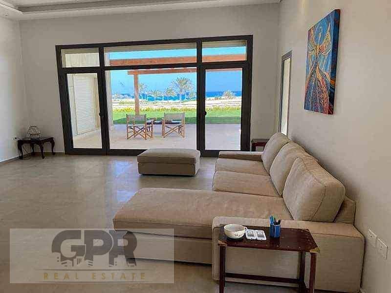 شاليه للبيع بتشطيب راقي جدا في جون سوديك الساحل الشمالي بقلب رأس الحكمة / luxury finishing chalet 2beds in june sodic north coast 2