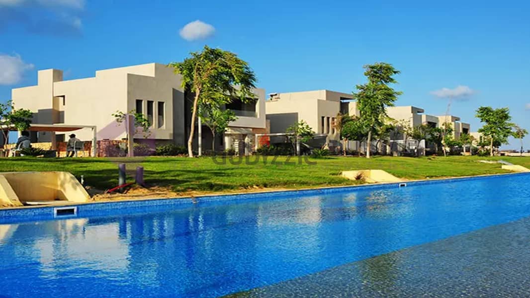 شاليه في هاسيندا باي - hacienda bay جولف فيوز 110م متشطب مقدم 3.5 8