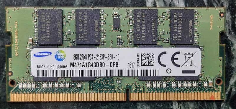 Samsung RAM 8GB 2Rx8 PC4-2133P رام 0