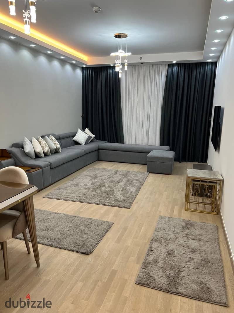 Hotel apartment for rent aeon towers marakez furnished zayed beside mall of arabia 2