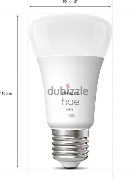 Philips Hue White E27 LED Lamp (1,100 lm)  smart lamp 5