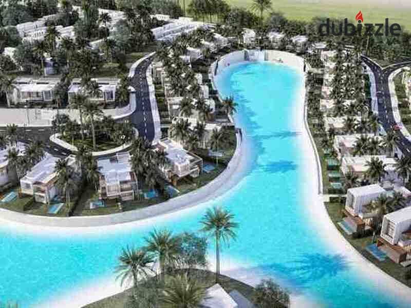 Direct lagoon view townhouse prime location Azha Sokhna 0