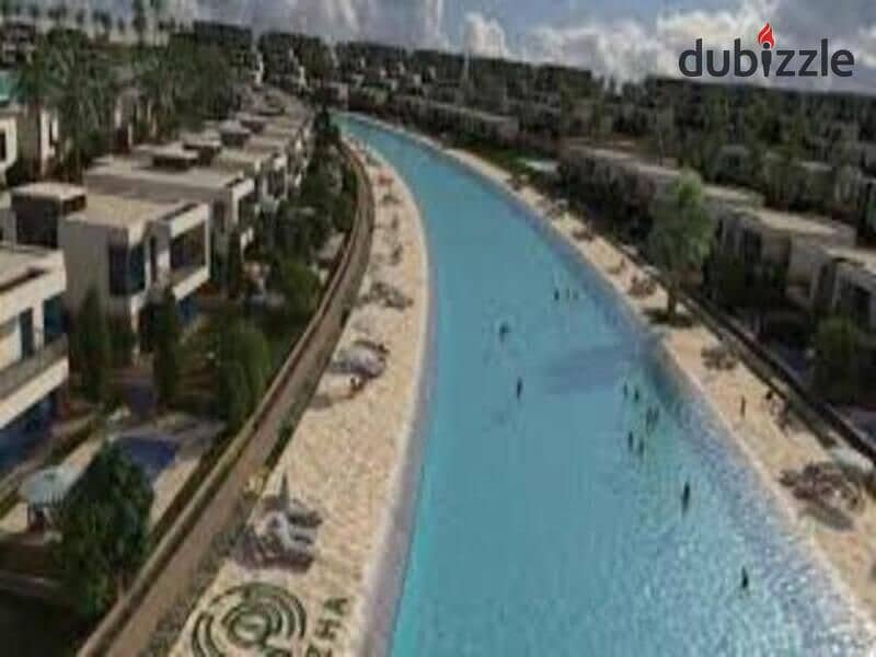 Direct lagoon view townhouse prime location Azha Sokhna 5