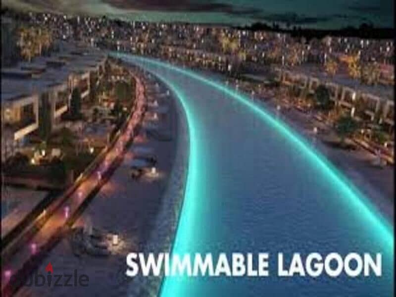 Direct lagoon view townhouse prime location Azha Sokhna 7