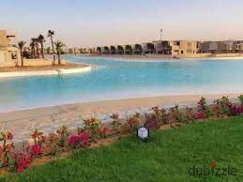 Direct lagoon view townhouse prime location Azha Sokhna 8