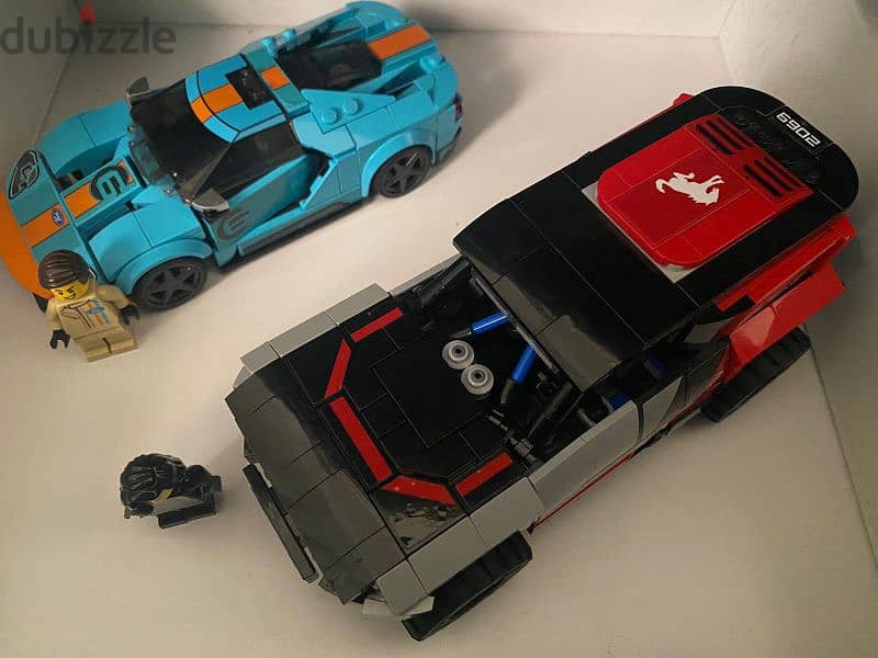 Lego speed champions Ford Gt Heritage Edition and Bronco R 5