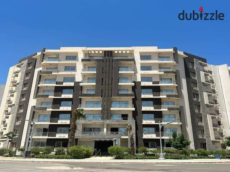 Two-room apartment for sale in the capital, in Al-Maqsad Compound, next to the Green River and in front of the iconic tower Only 5% down payment Prime 20