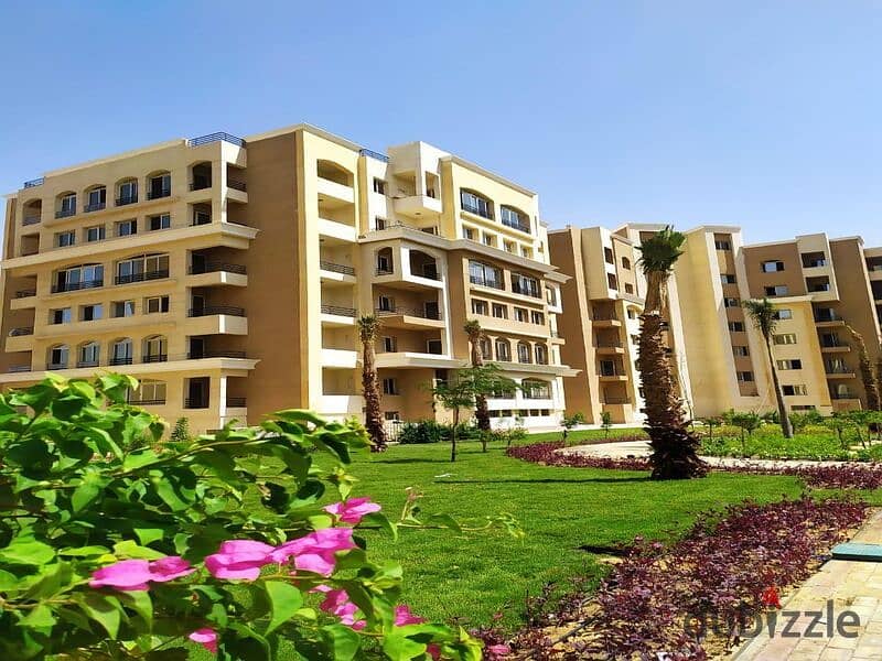 3-bedroom apartment for sale with only 5% down payment in the capital, in Al-Maqsad Compound, next to the Green River and in front of the iconic tower 5